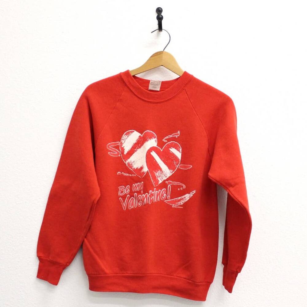 Vintage Be My Valentine Sweatshirt Medium